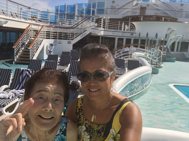 90歳の母と２人旅 ダイヤモンドプリンセス 「北海道一周とサハリンの9泊10日のクルーズ旅」