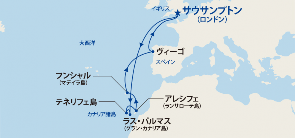 カナリア諸島 12日間 クルーズ検索 プリンセス クルーズ